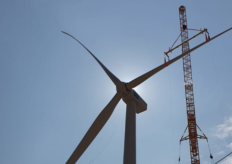 Parque eólico de San Francisco, en Zaragoza (España) - Tecnorenova energía eólica