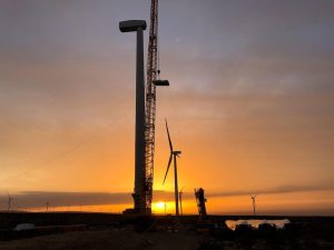 Imagen del parque eólico en Sarco (Chile) - Tecnorenova