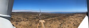 Imagen del parque eólico en Sarco (Chile) - Tecnorenova
